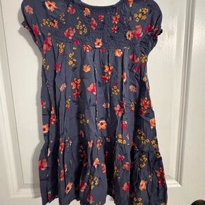 Carter's Navy Floral Kids Dress